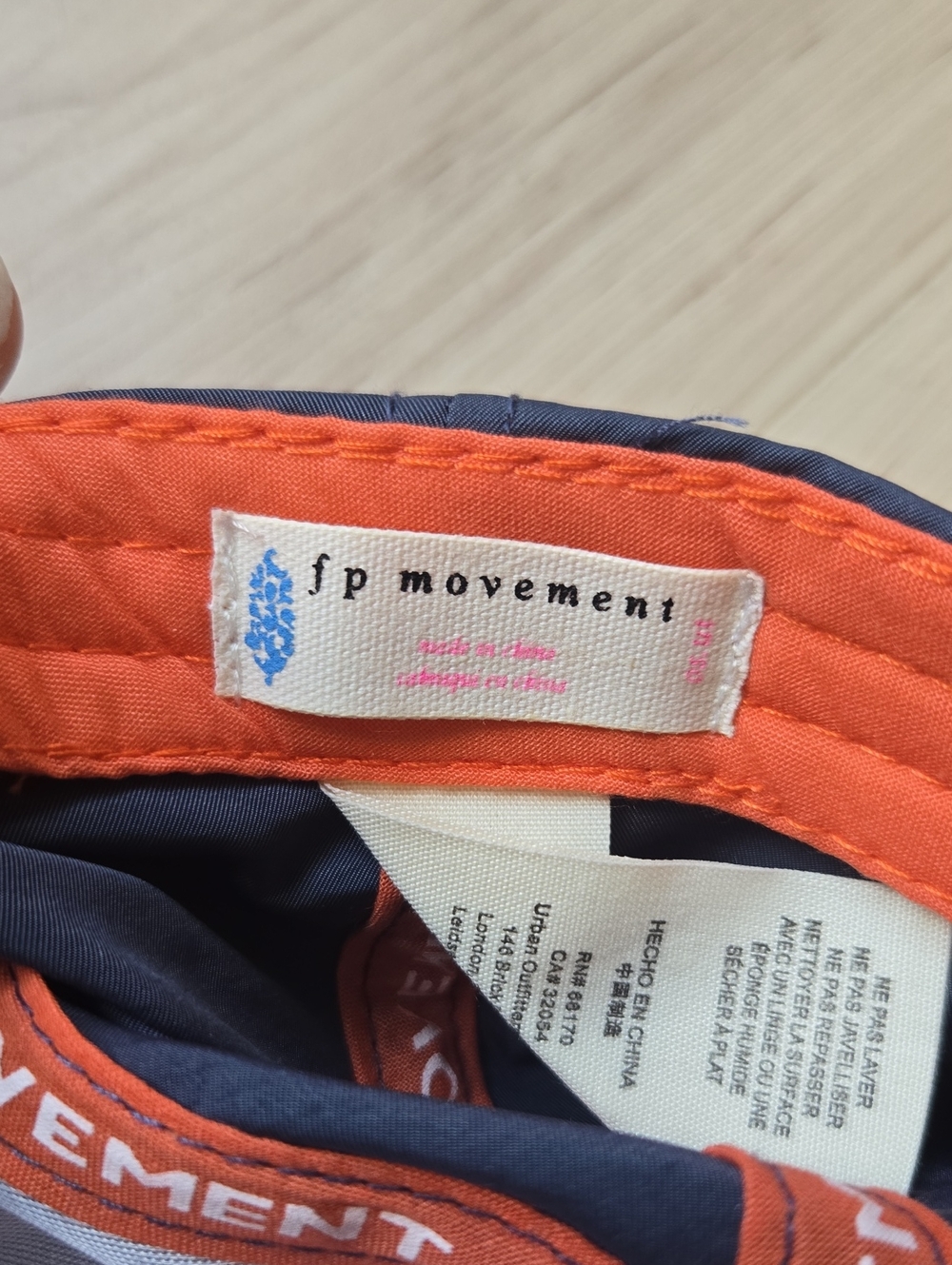 NWT FP Movement Run Further Hat, Blue/Orange, OS - Picture 3 of 4